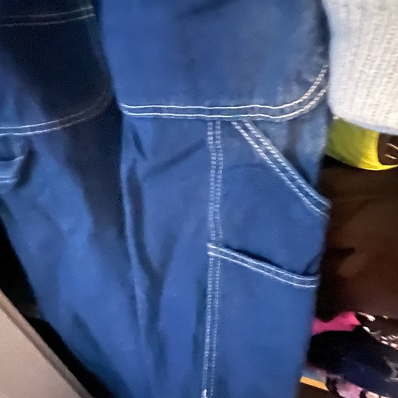 Liberty Denim Overalls with Green Details - Picture 5 of 8